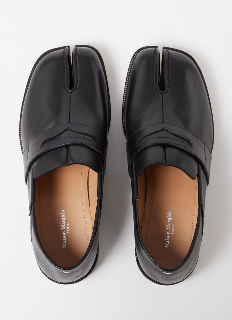 Mokasyny Maison Margiela Tabi ze skóry cielęcej