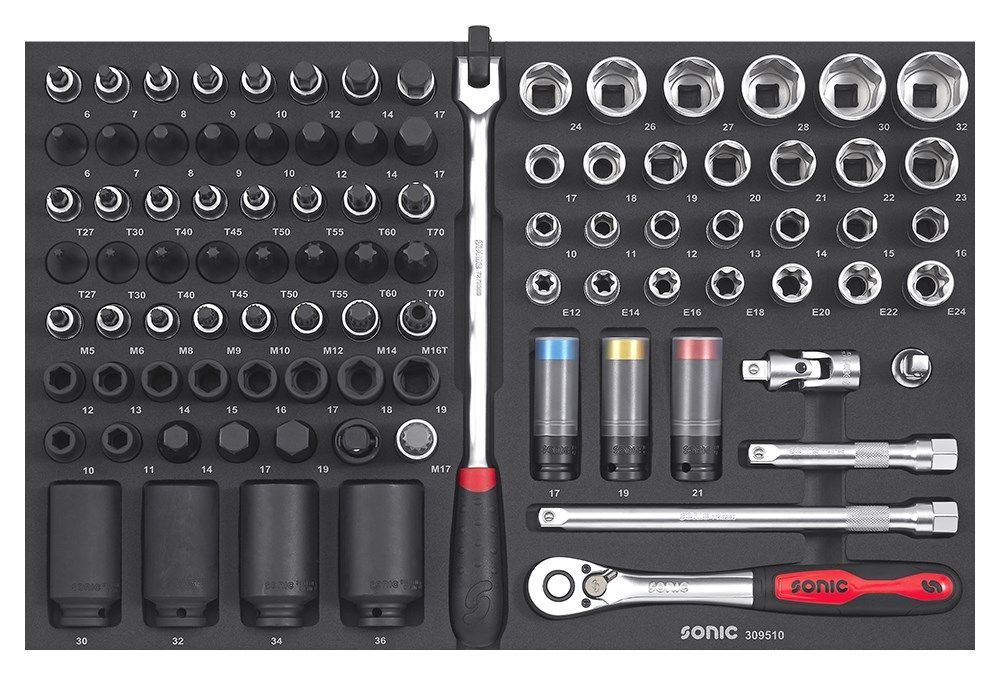 Sonic 738477 NEXT S9 Cărucior de scule umplut cu 384 de piese