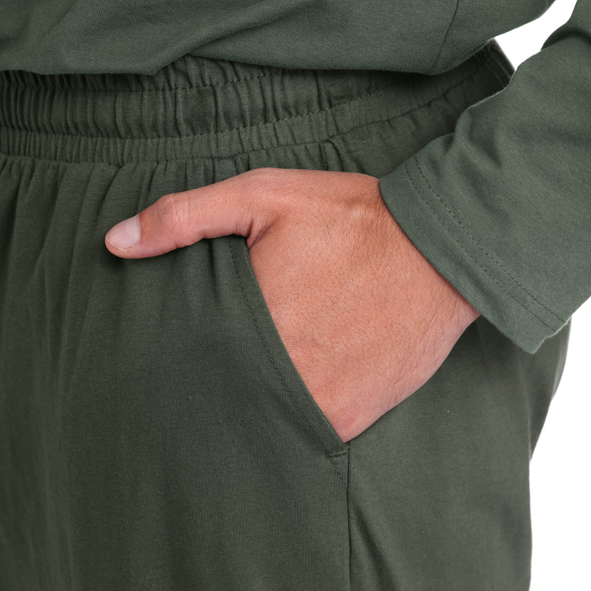 Herren Pyjamahose mit Tunnelzug