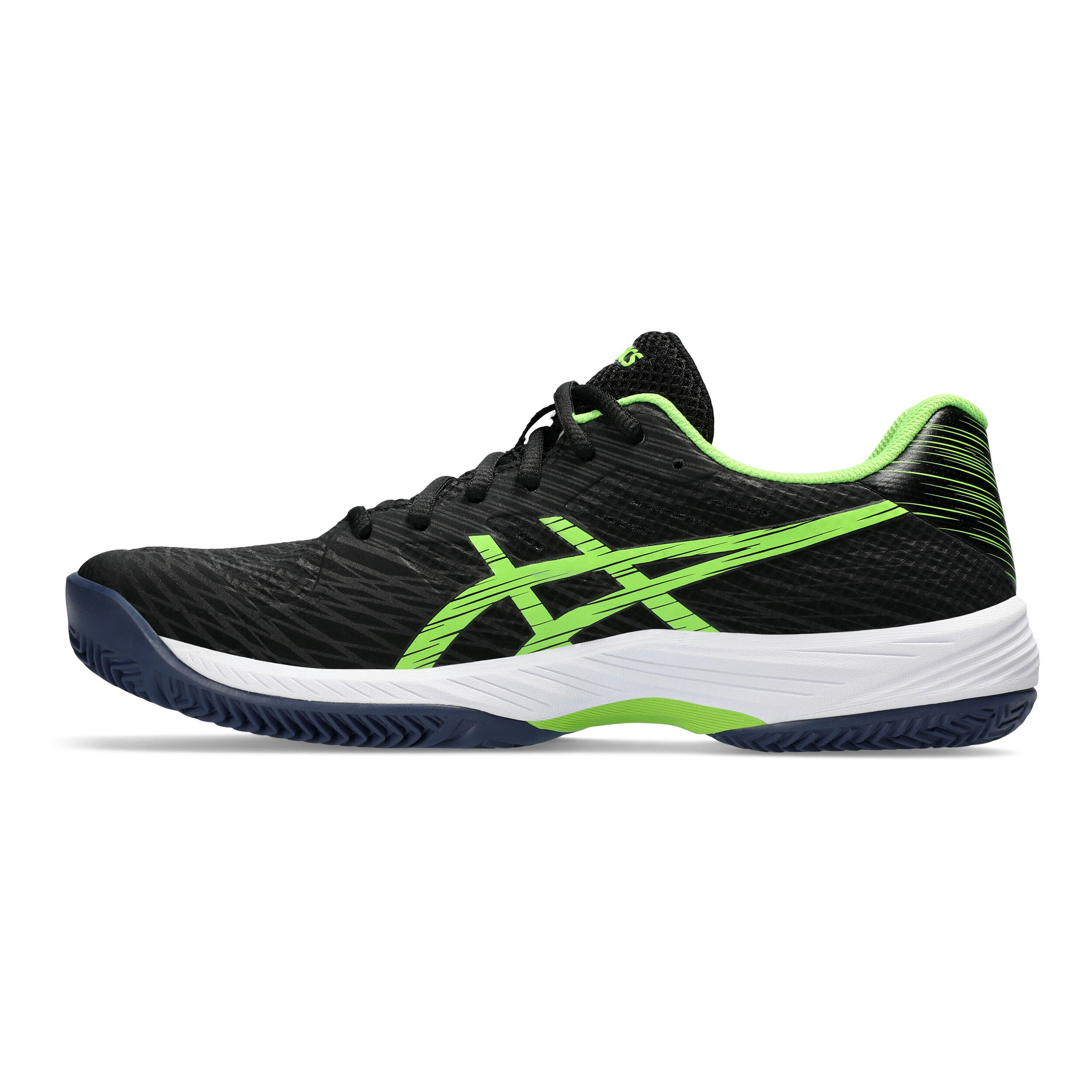 Gel-Game 9 Padelschuh Herren - Schwarz, Neongrün