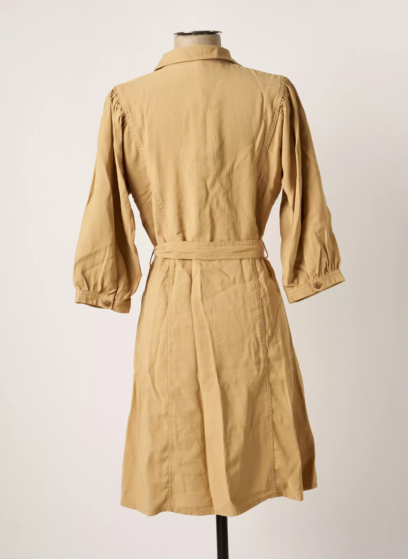 Garcia Robes Mi Longues Femme couleur beige