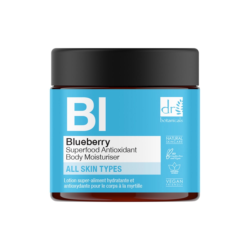 apothecary by dr botanicals Hydratant pour le Corps Superfood Antioxydant à la Myrtille Crème pour le corps