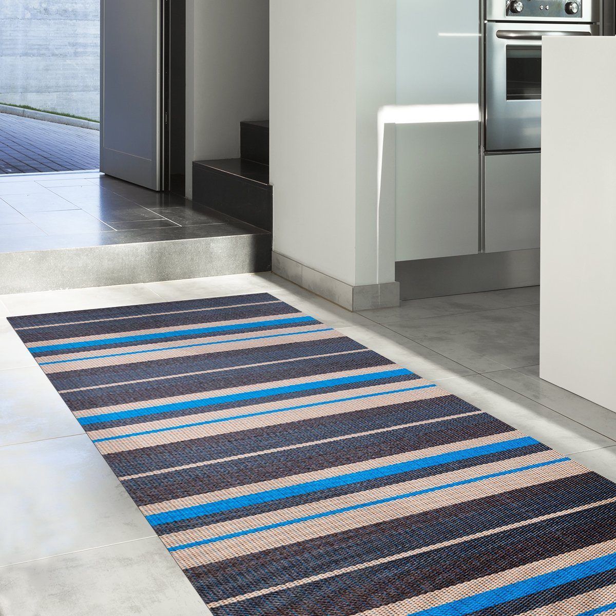 Vinylteppich Palermo, Teppichläufer erhältlich in vielen Größen, Teppichboden, casa pura, rechteckig, für Indoor- & Outdoorbereiche