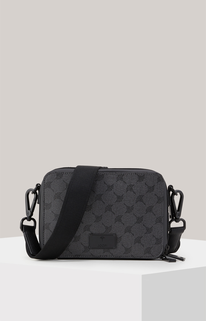 Schultertasche Mazzolino Paolo in Grau gemustert