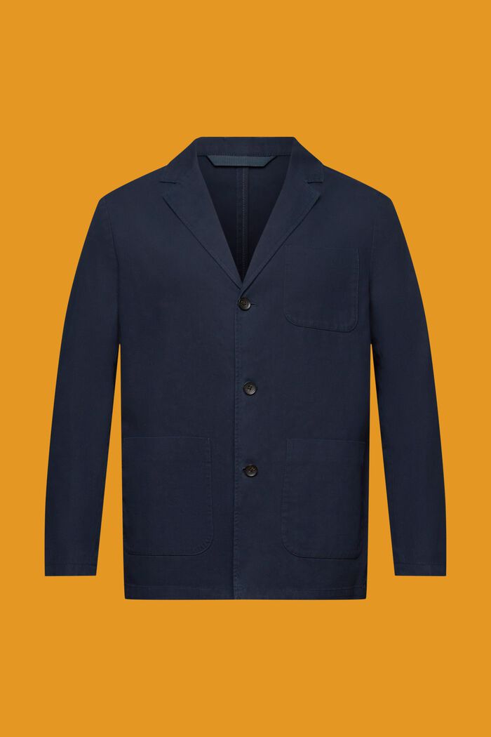 Blazerjacke aus Baumwolltwill