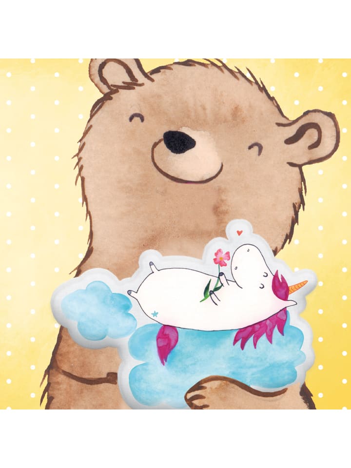Mr. & Mrs. Panda Kissen Kuscheltier Einhorn Verliebt ohne Spruch in Weiß günstig kaufen