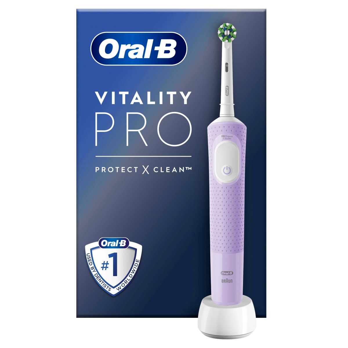 Elektrische Zahnbürste Vitality PRO lilac, 1 St