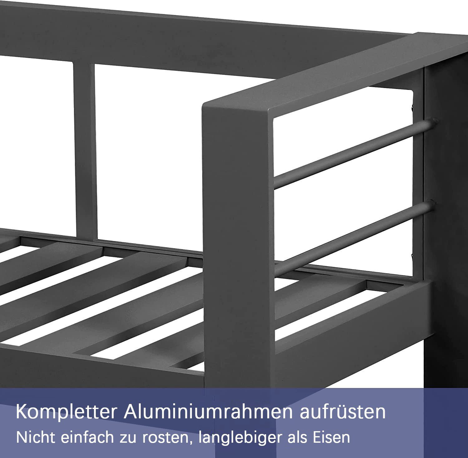 MeXo von GLP HOME Loungeset Gartenmöbel set sale aus Aluminium, Gartenlounge Set für 4-7 Personen, (Spar-Set), Sitzgruppe, Balkonmöbel, Sitzgarnitur Wetterfest für Indoor Outdoor