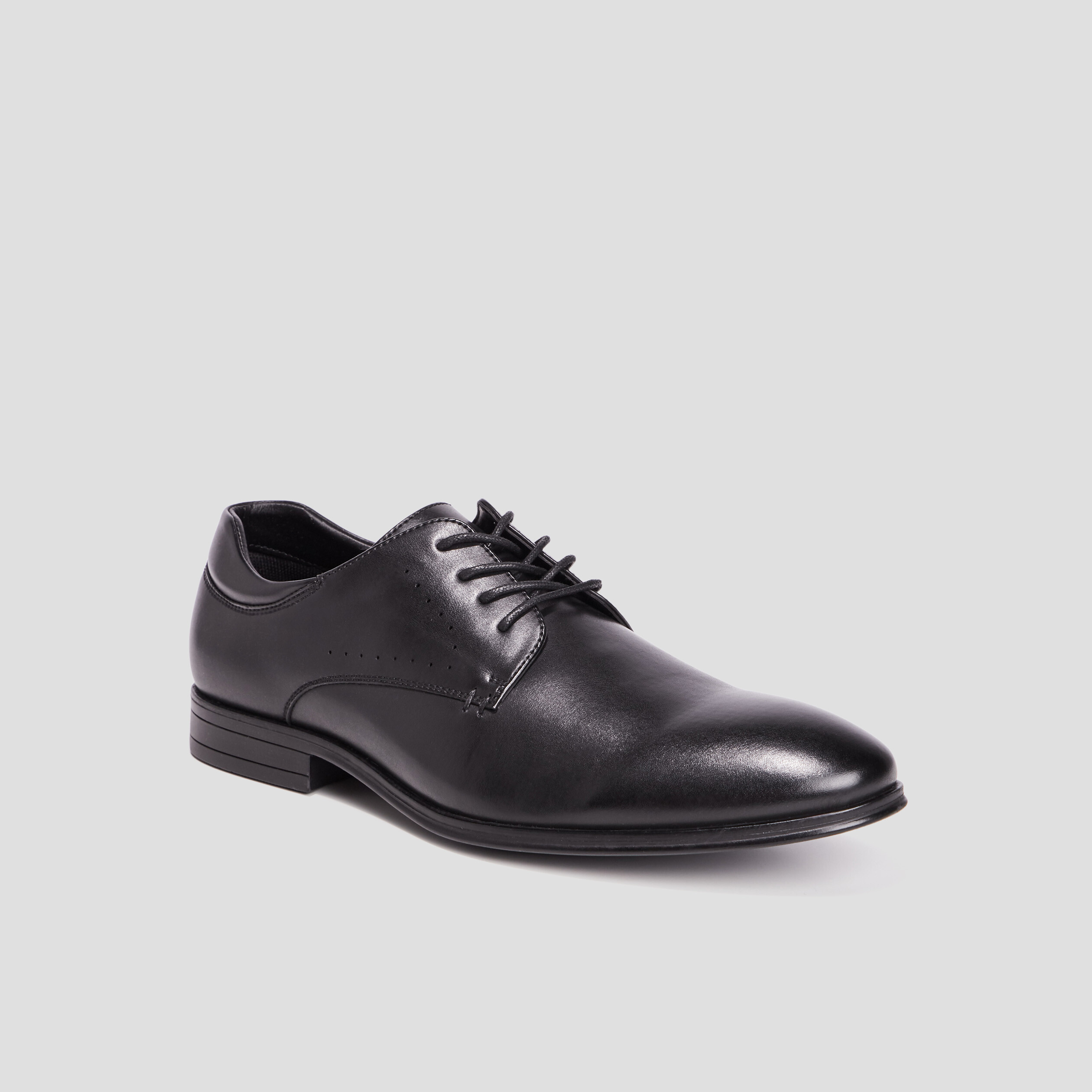 Derbies lacées noir homme | La Halle