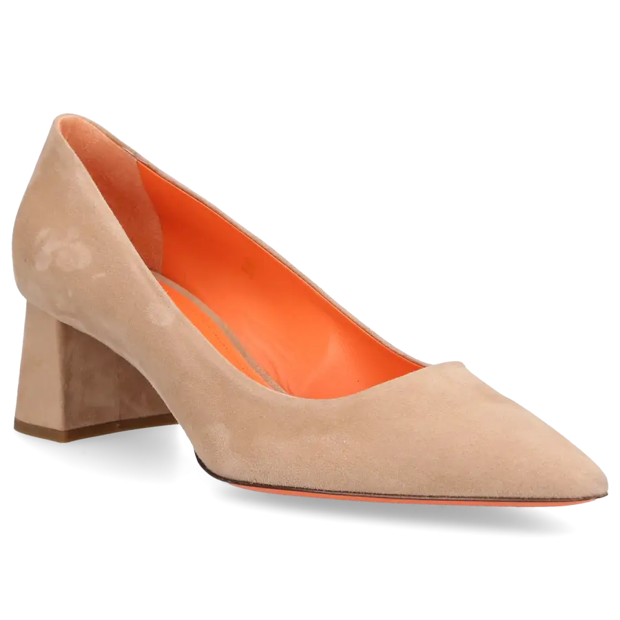 Santoni - Pumps 70049 Veloursleder - beige