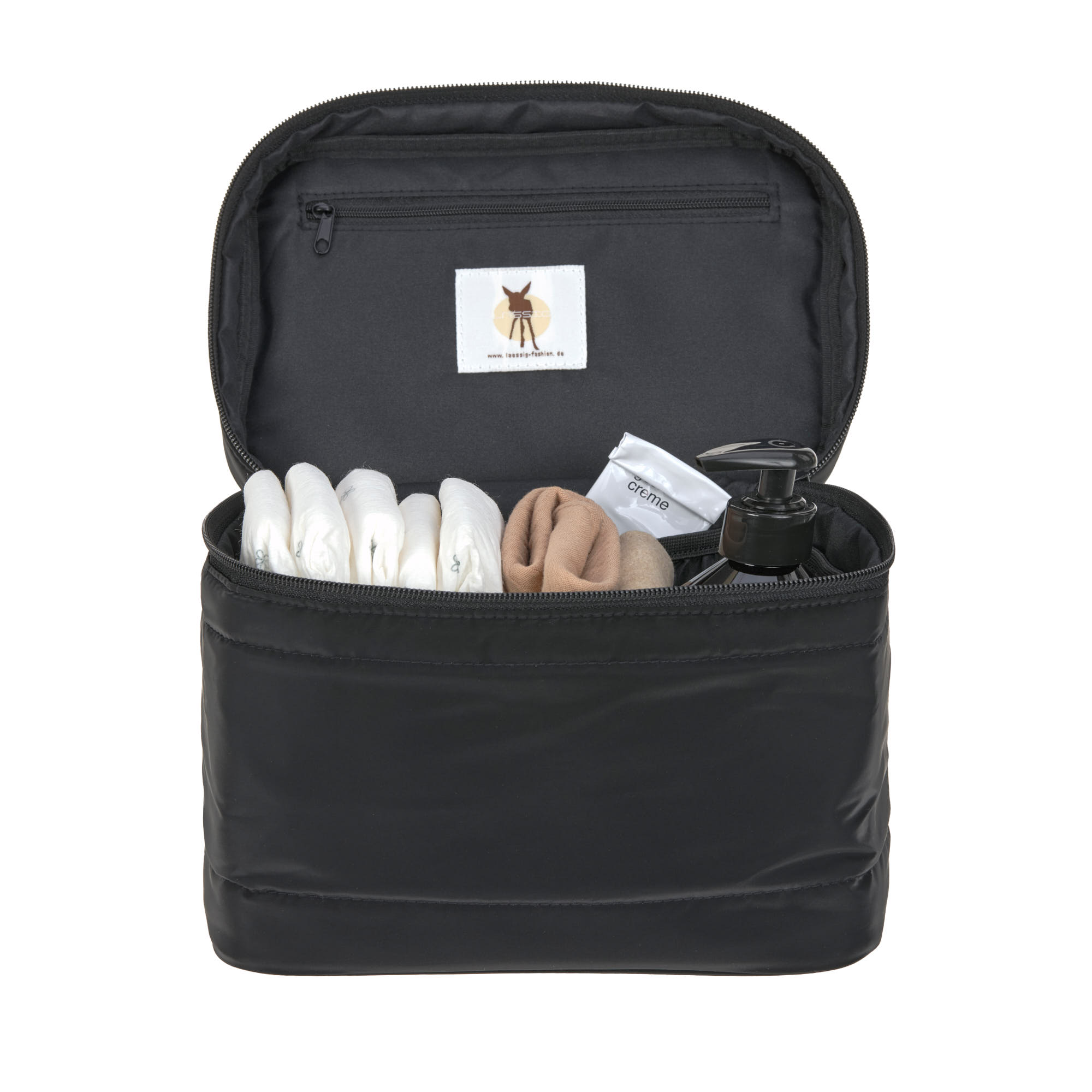 Wickeltisch Organizer, Schwarz