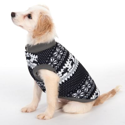 Hundepullover mit Norwegermuster