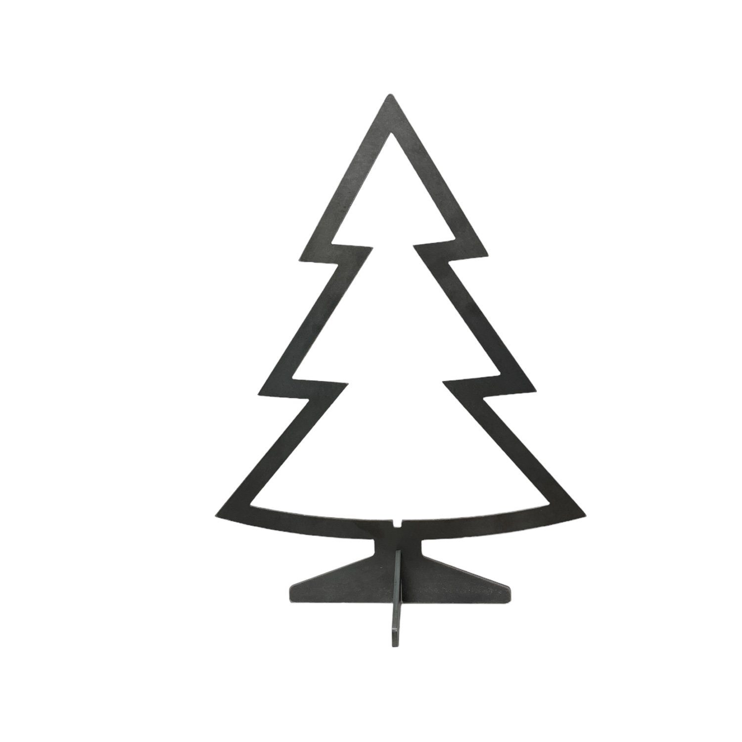 Creativ Metall Künstlicher Weihnachtsbaum, Innen u. Außen Stahl 4mm 30x40cm industrial style