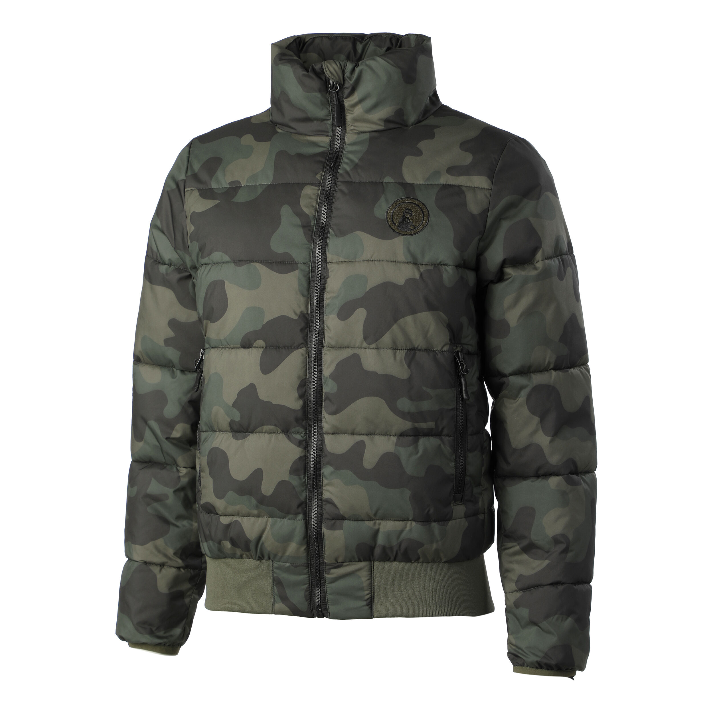 Camou Supercourt Daunenjacke Damen - Oliv, Khaki