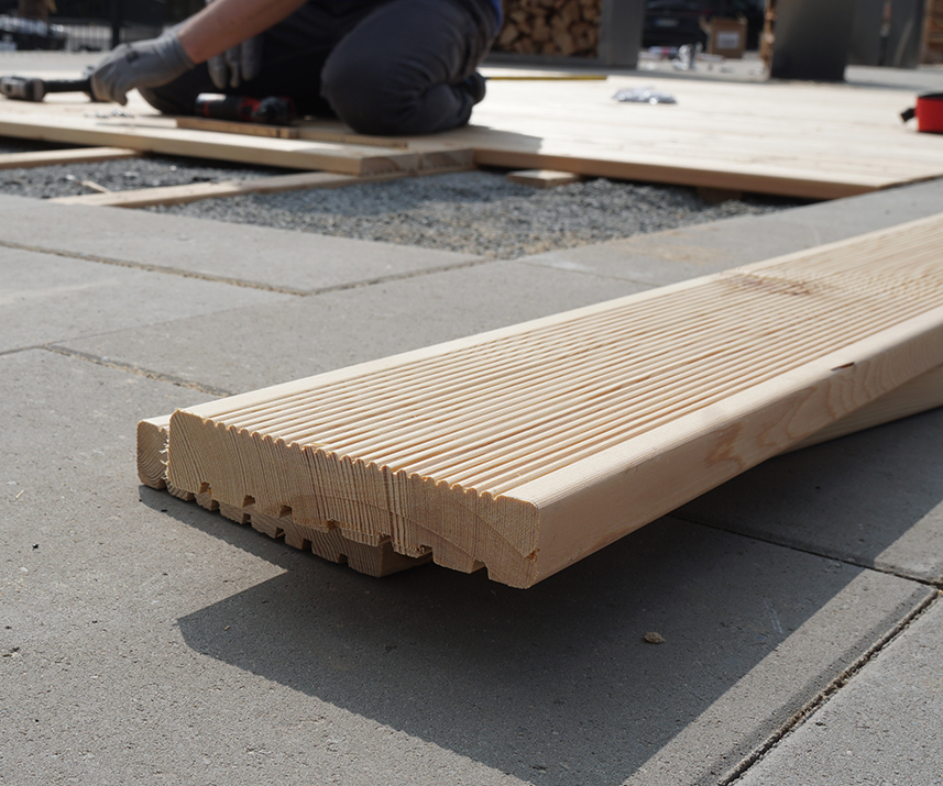 Home Deluxe Terrassendielen LÄRCHE Holz ARIS 40m²