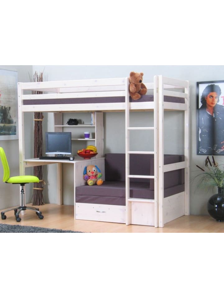 ebuy24 Hochbett Kids Weiß 208 x 98 cm günstig kaufen onesize