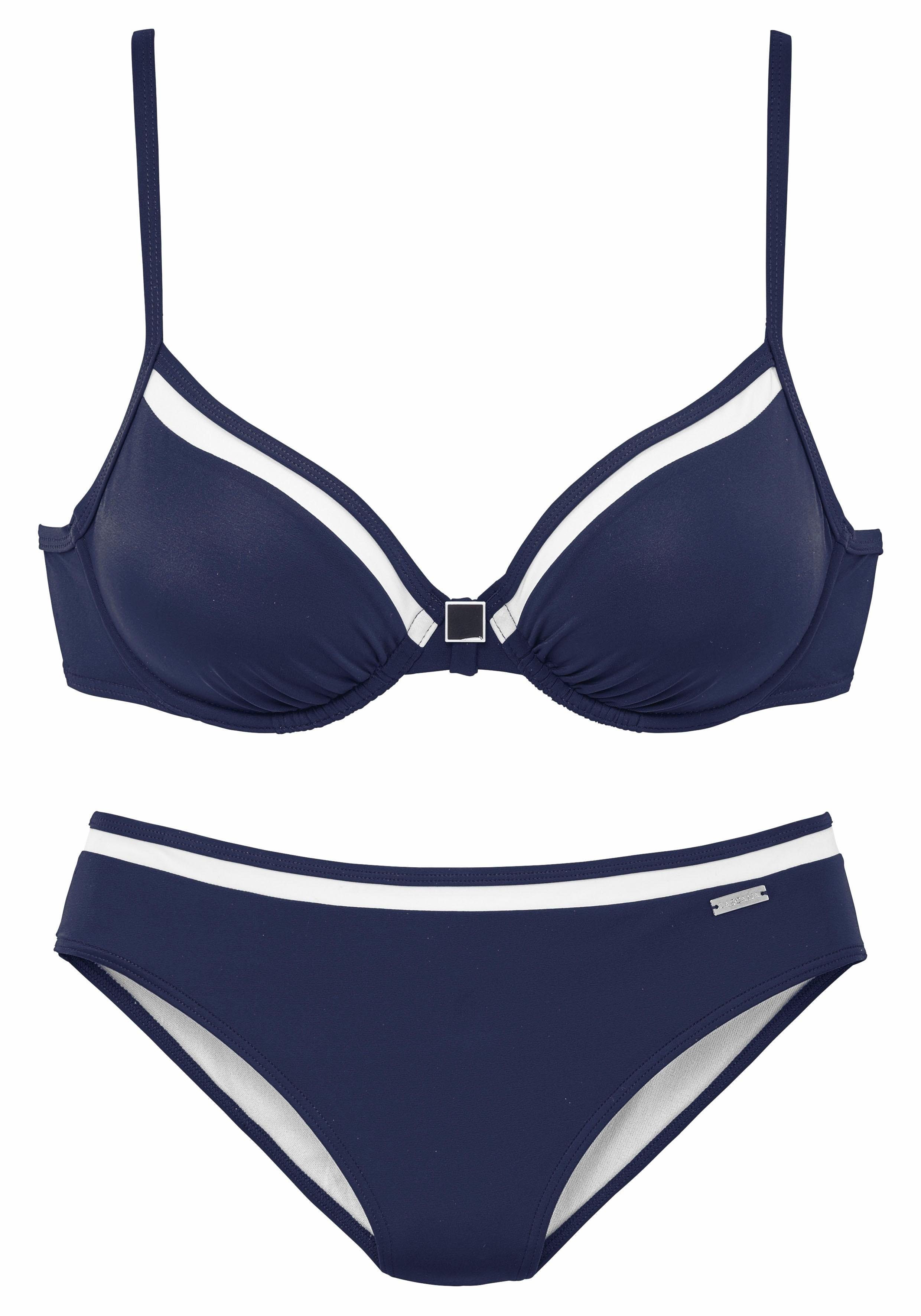 LASCANA Bügel-Bikini mit Kontrastdetails