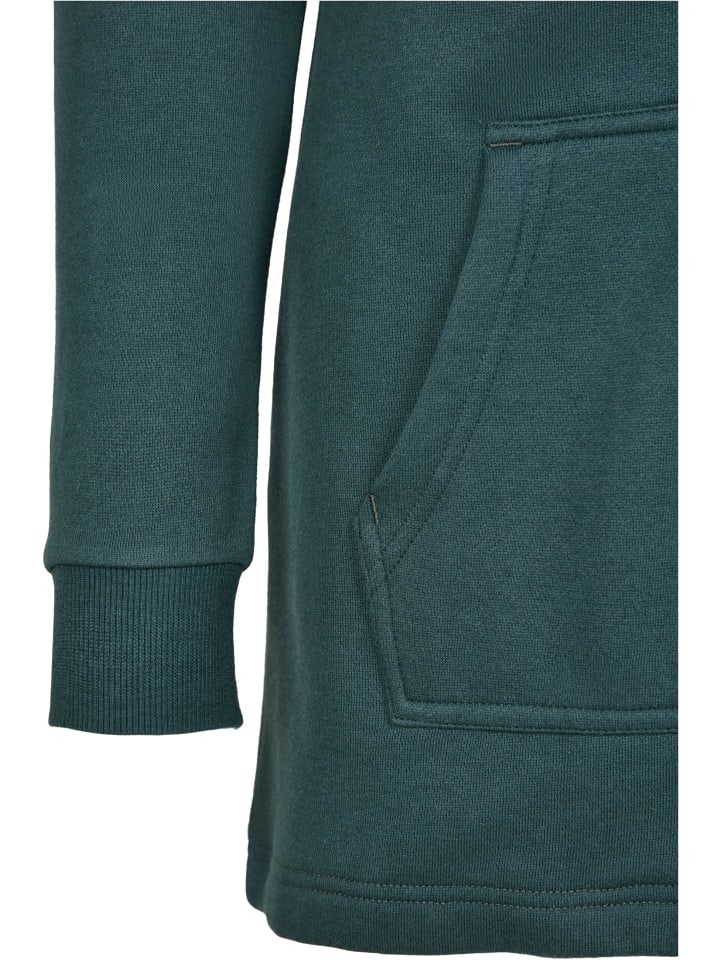 Urban Classics Urban Classics Zip-Kapuzenpullover in bottlegreen günstig kaufen