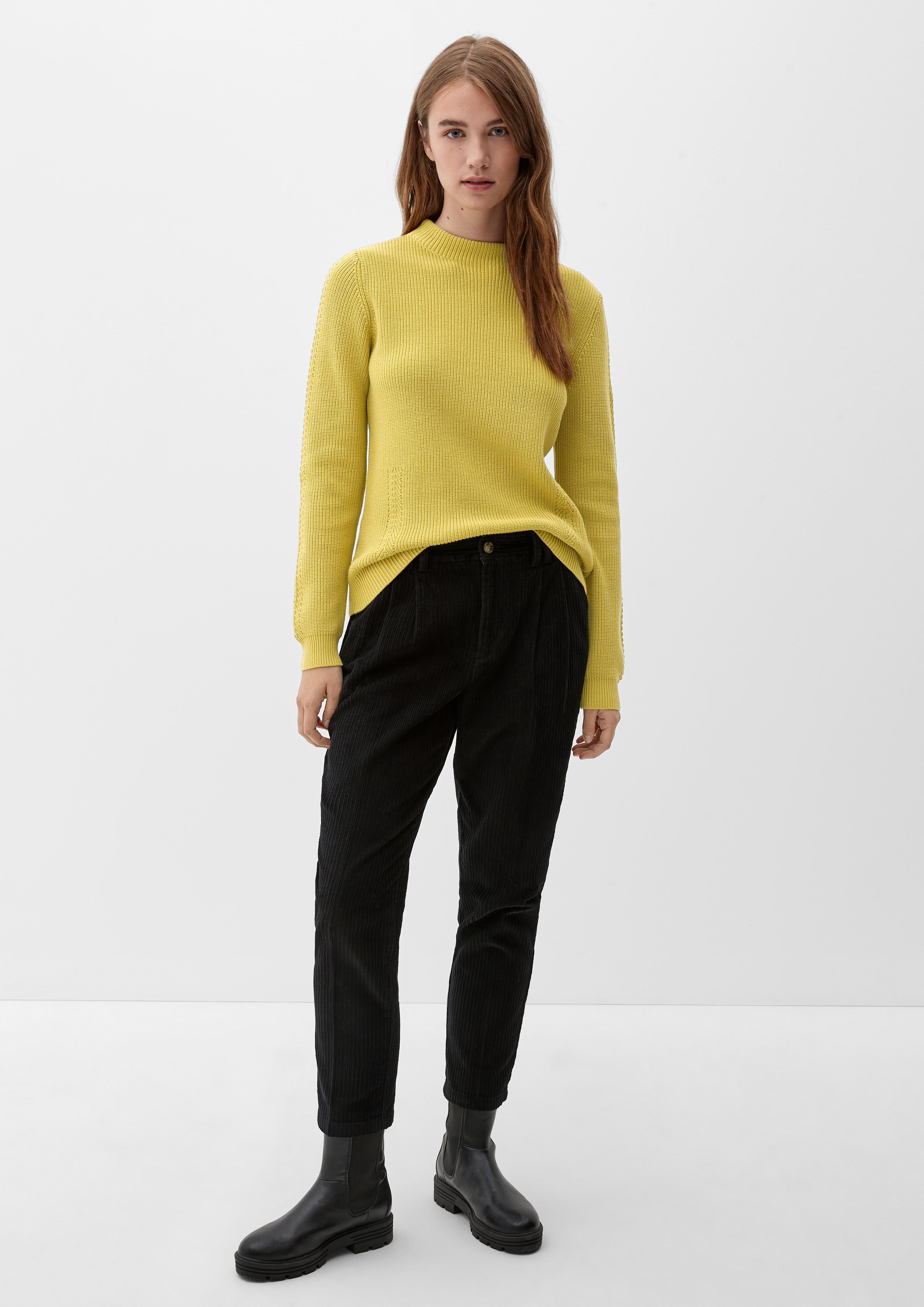 Strickpullover mit Stehkragen  2121133-1491