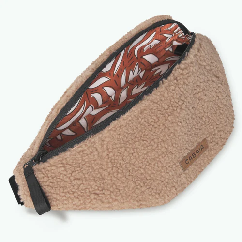 Large Manchester beige fanny pack