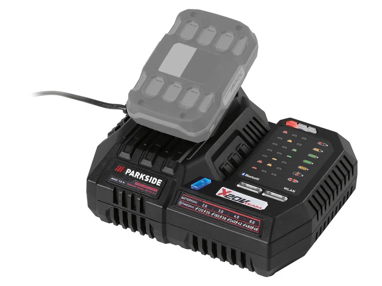 Carregador de bateria PARKSIDE PERFORMANCE® Smart PLGS 2012 A1, 12 A, 20 V