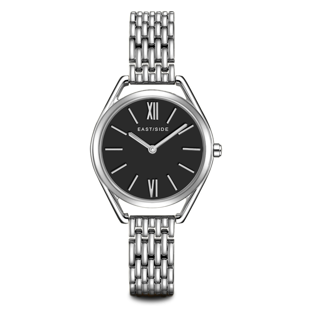 EASTSIDE Montre à quartz Edison en Argent Acier inoxydable en Argent Montre