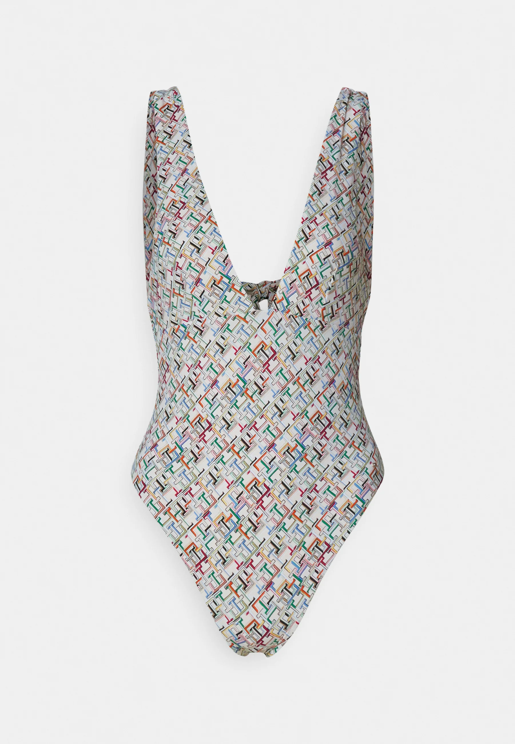 Traje de baño entero Tommy Hilfiger MONOGRAM SPLUNGE
