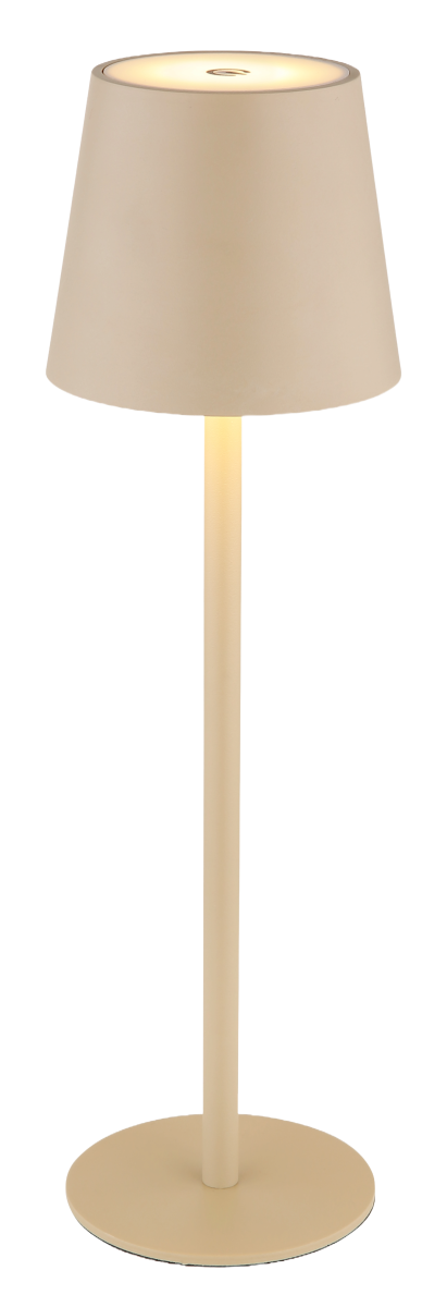 Globo Akku Tischleuchte Vannie Beige