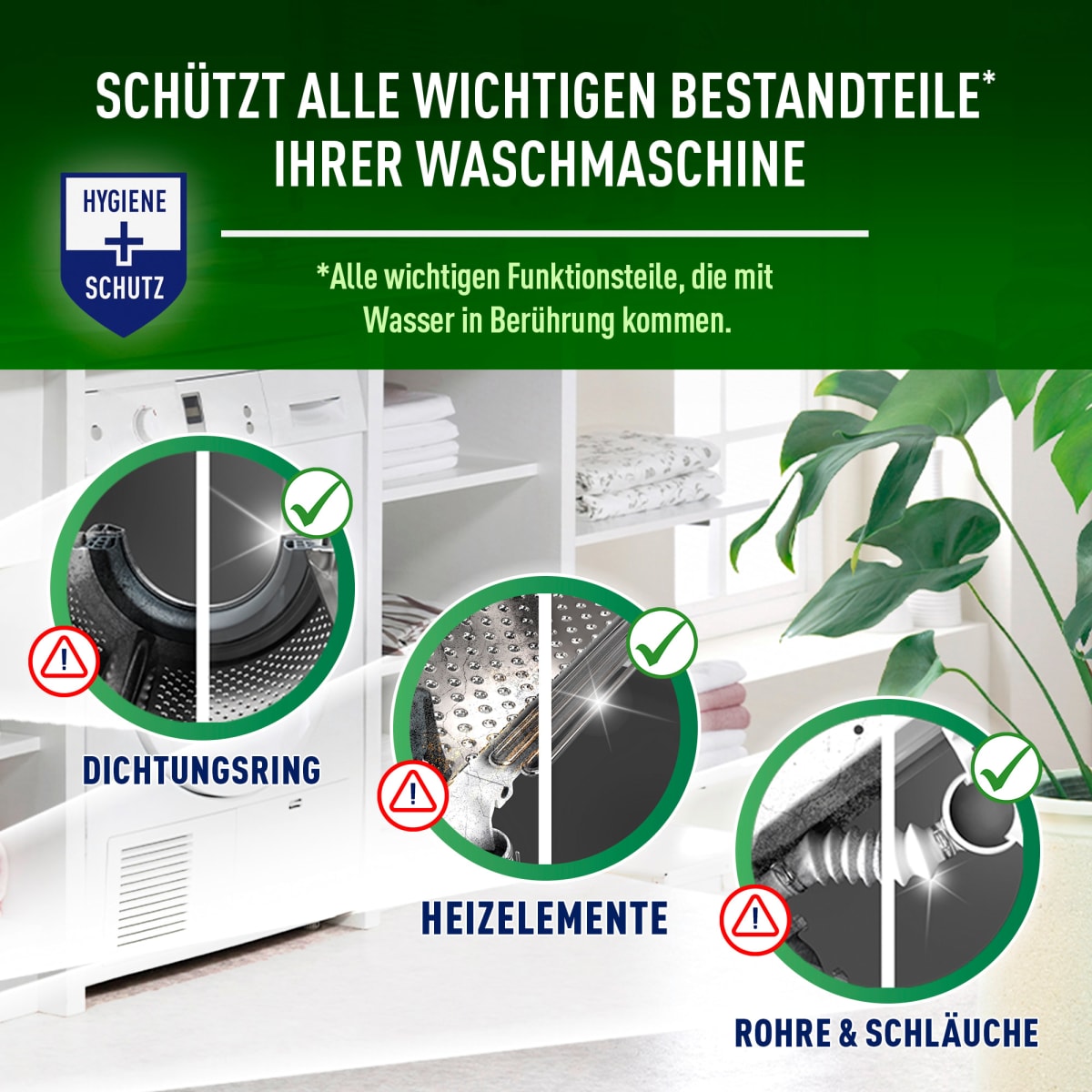 Kalkreiniger Wasserenthärter Gel Hygiene Plus, 15 Wl