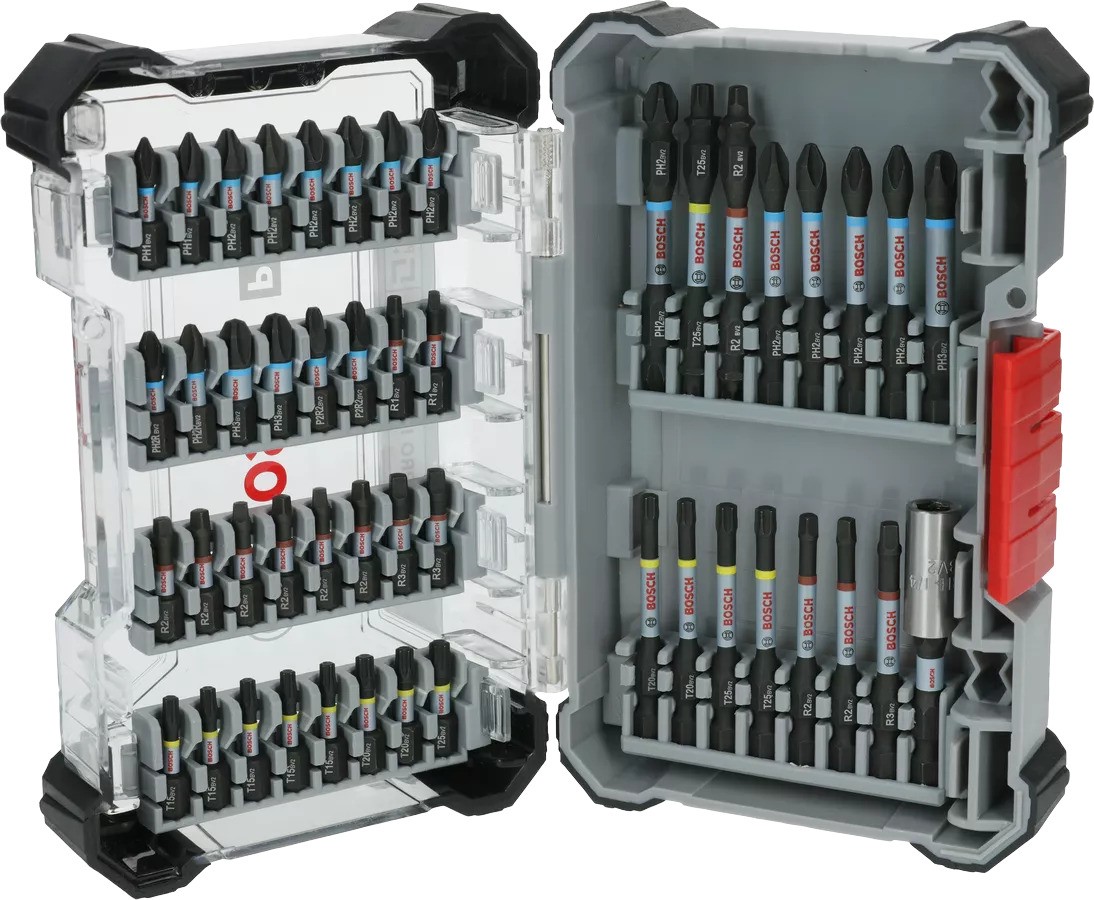 Bosch Blue Accessories 2608521U88 PRO slagskruetrækker-/bitsæt, 48 dele