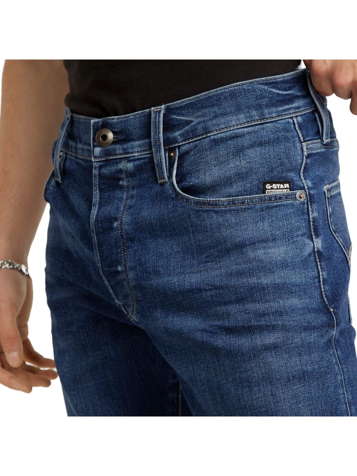G-Star Jeans 3301 SLIM slim in Blau günstig kaufen