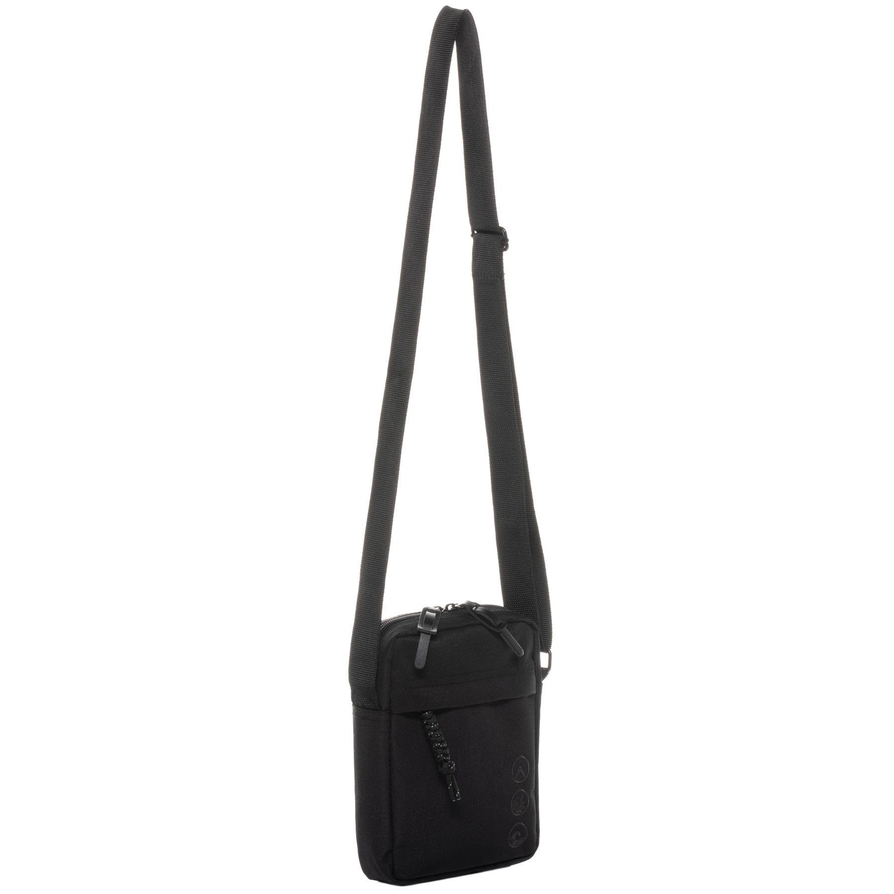 SONS OF ALOHA Umhängetasche OAHU, Umhängetasche, Cross-Body Bag wasserabweisend, recyceltes PET, schwarz
