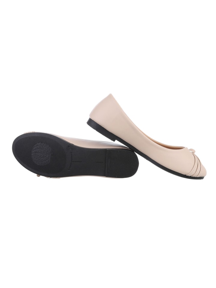 Ital-Design Ballerina in Beige günstig kaufen