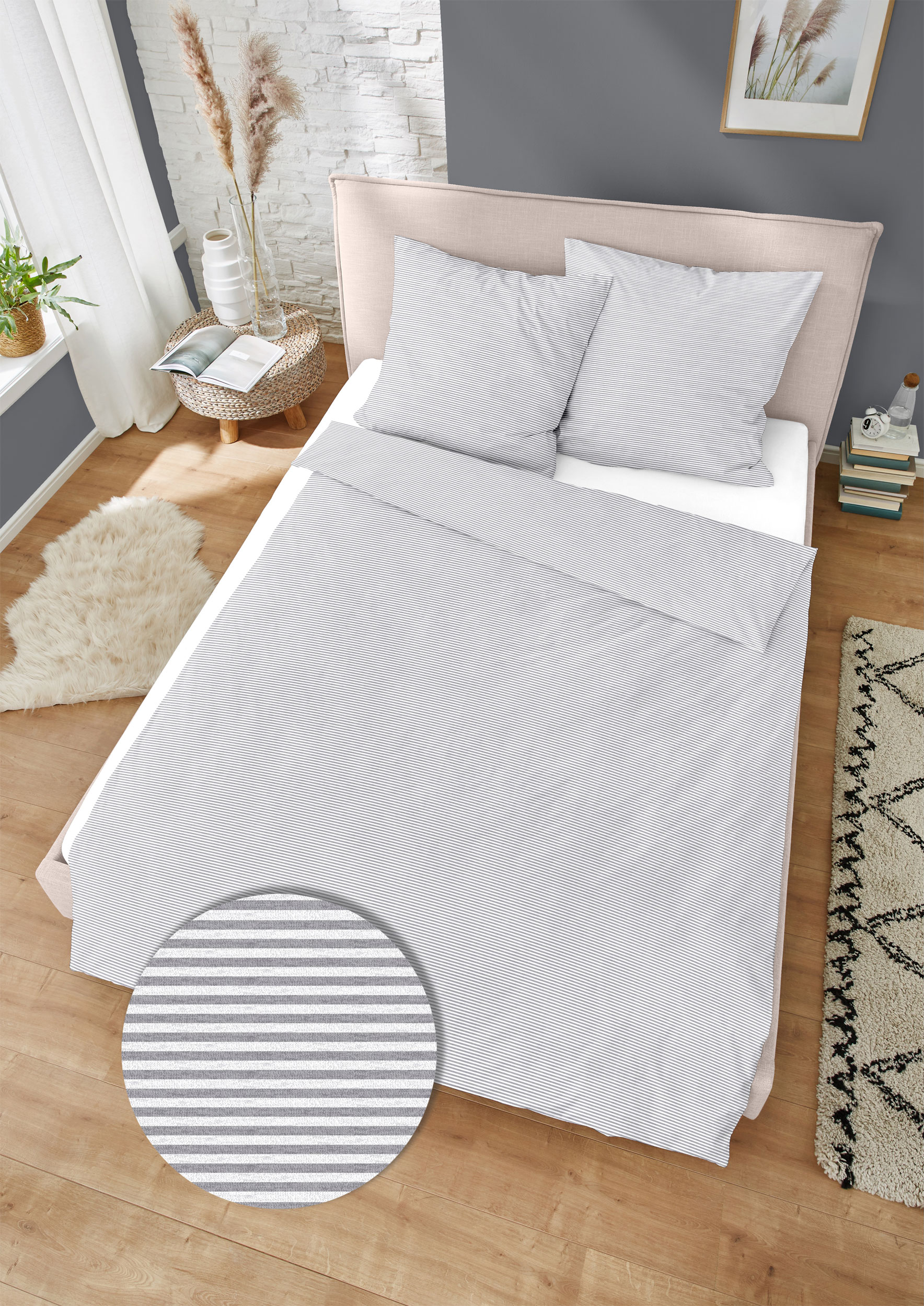 DormisetteJersey-Melange-Bettwäsche