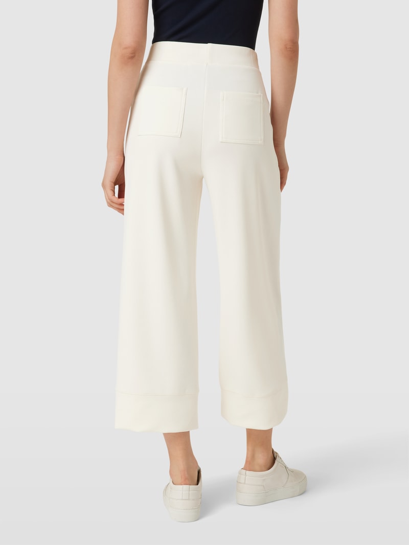 Stoffhose in verkürzter Passform in offwhite