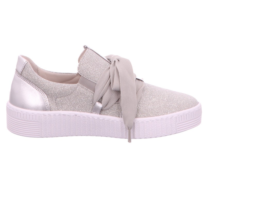 GABOR Freizeit Schnürer silber Gabor Fashion Sneaker low 43.333.61 silb