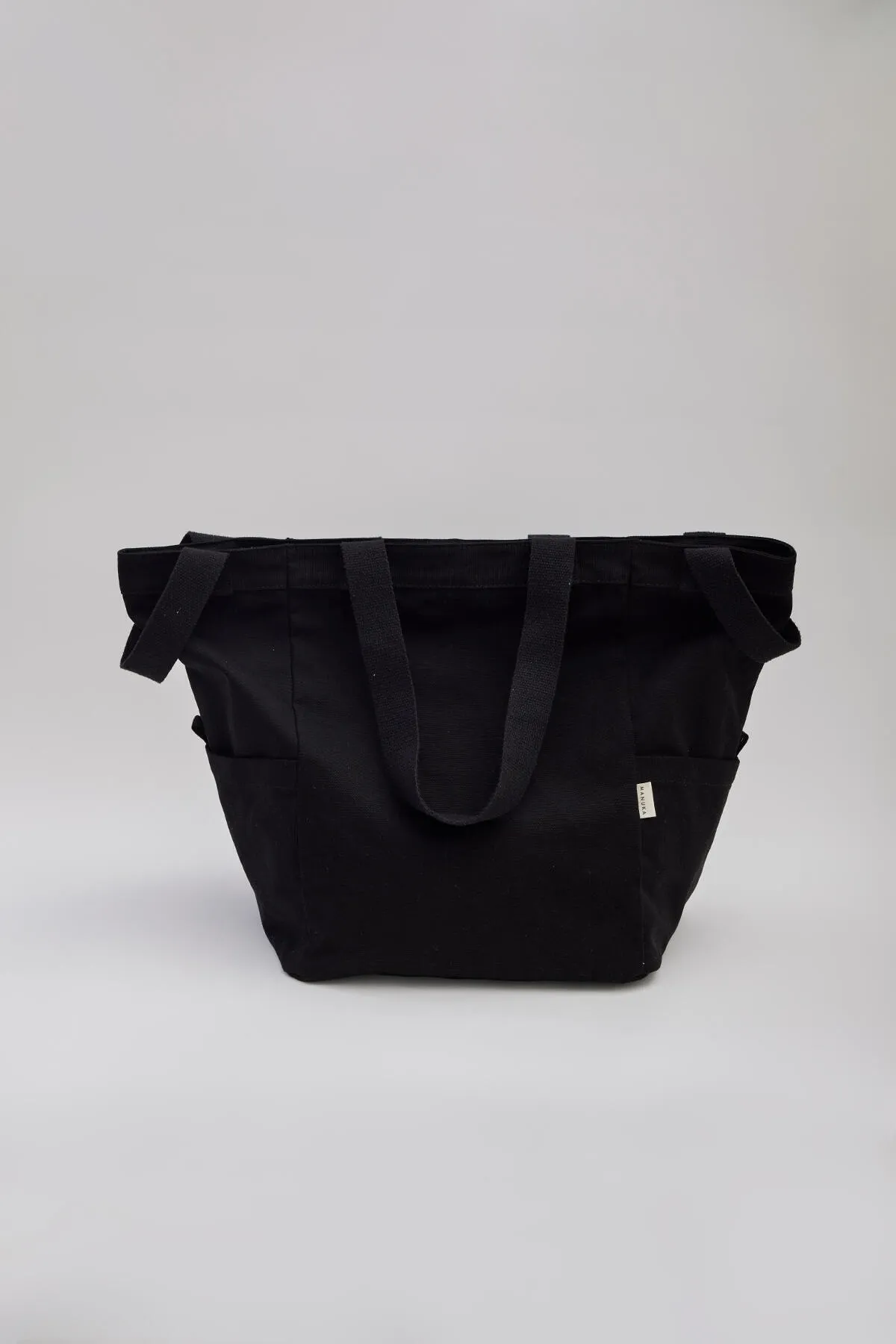 Manuka  GROSSE CANVAS-TRAGETASCHE SCHWARZ