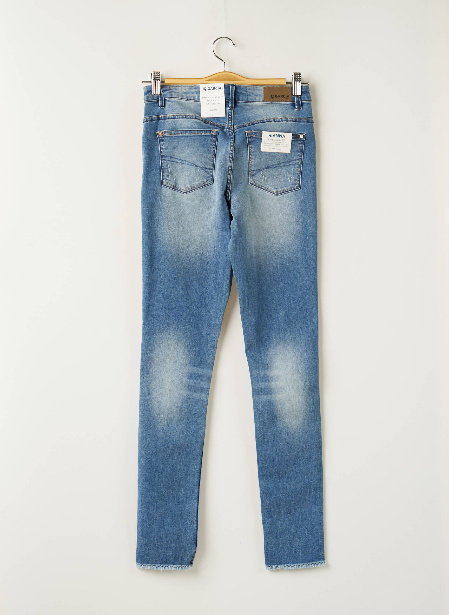 Garcia Jeans Skinny Fille couleur bleu