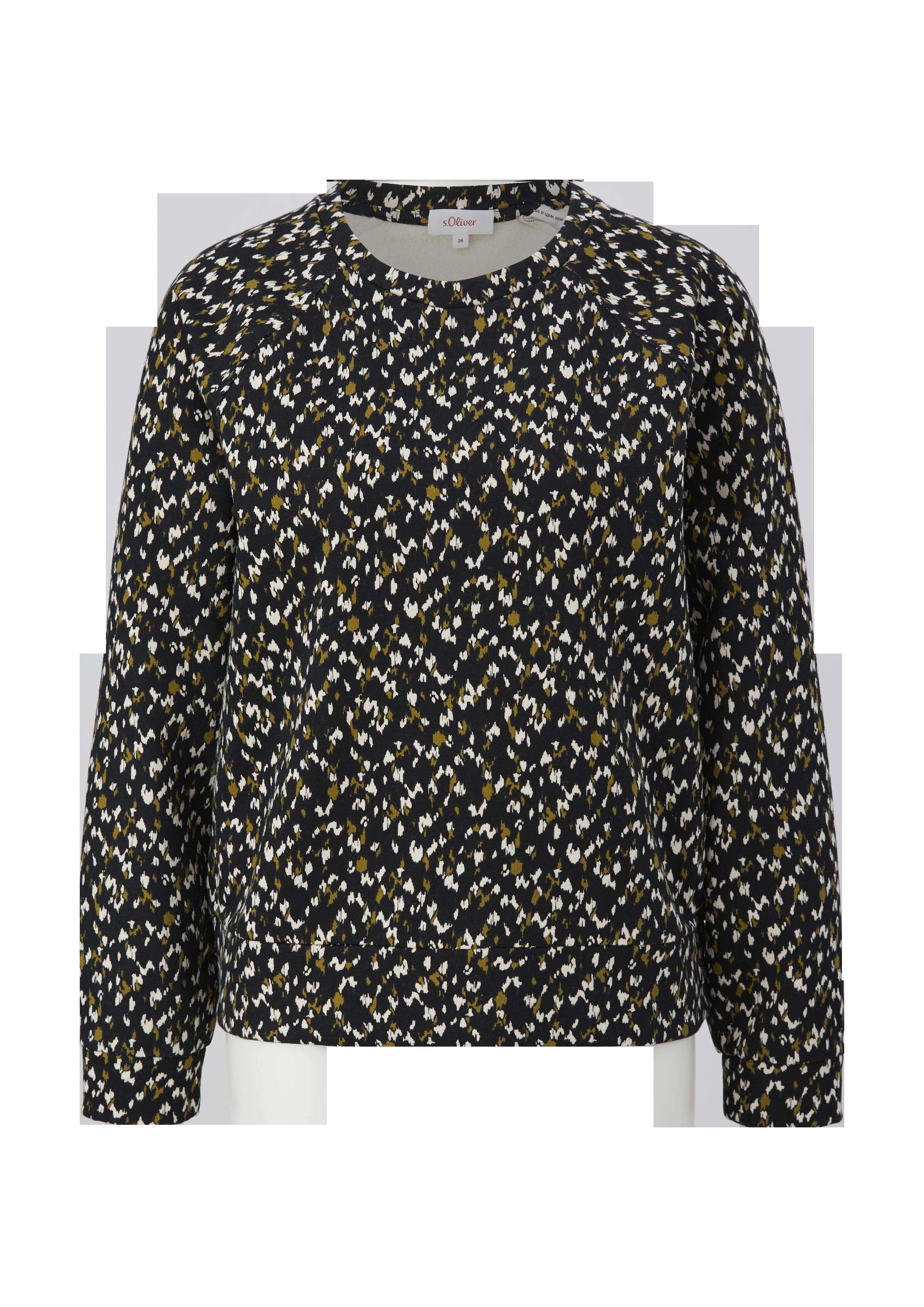 Sweatshirt mit Allover-Muster  2121627-99A2
