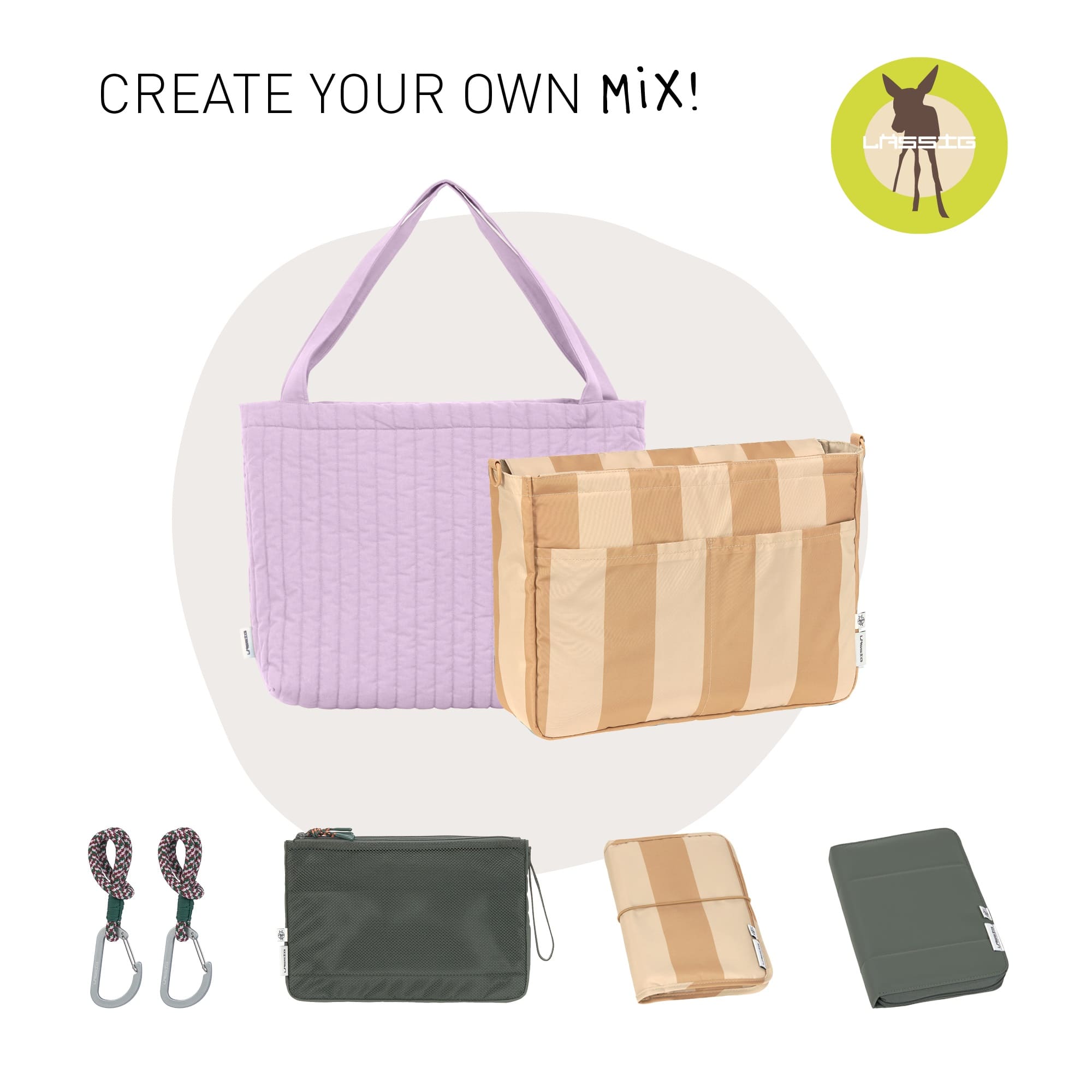 Shopper MIX - Baumwolle, Lavendel