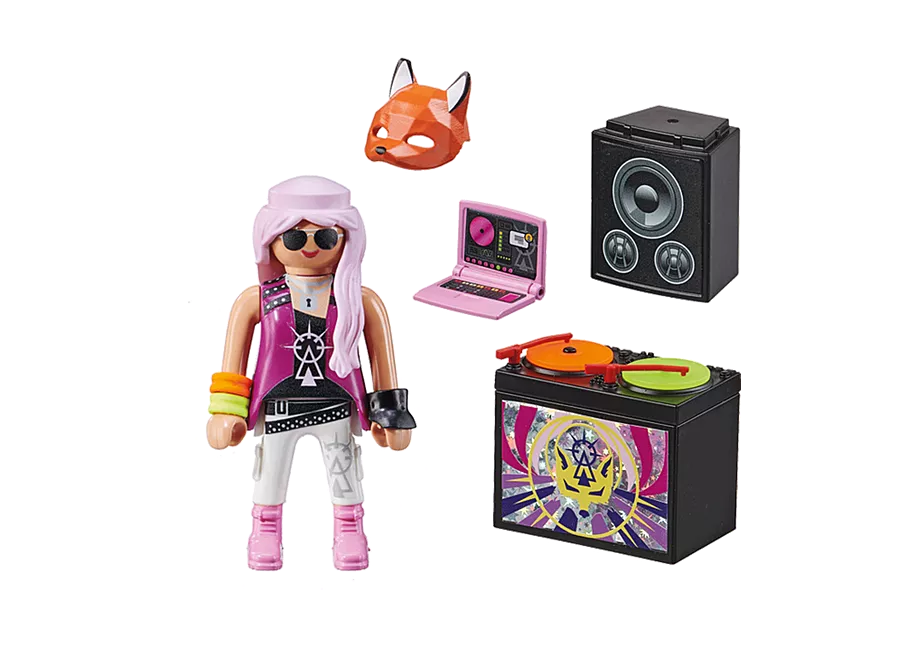 DJ mit Mischpult
