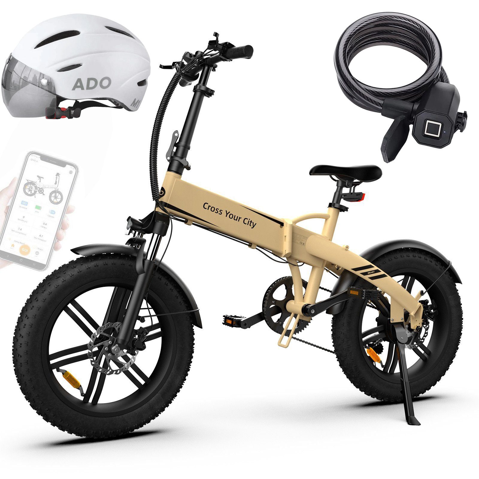 ADO E-Bike A20F Beast 20*4.0