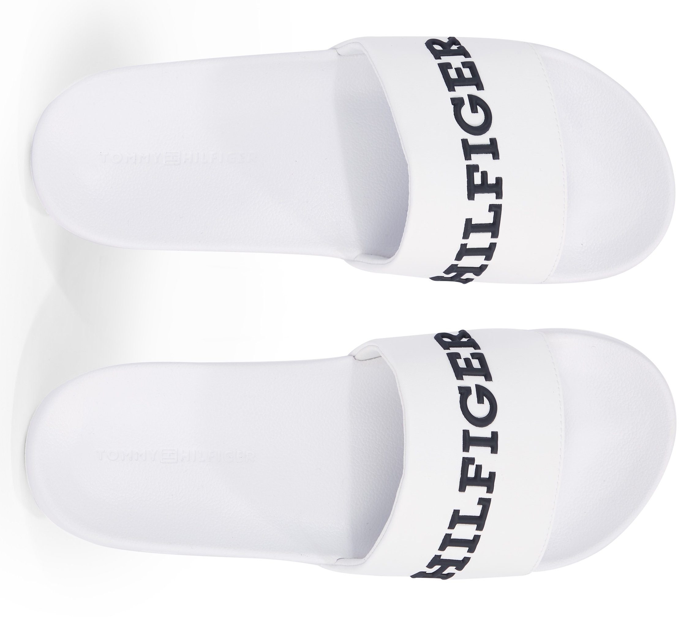 Tommy Hilfiger 3D PRINT HILFIGER POOL SLIDE Pantolette mit Kontrast-Logoschriftzug
