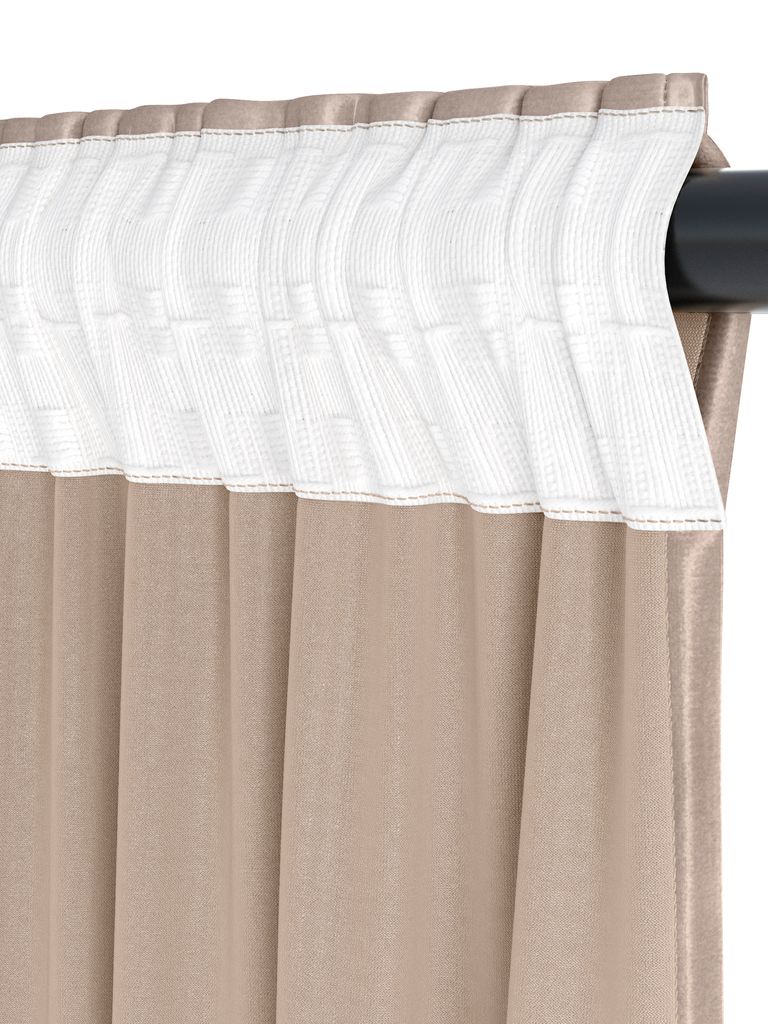 Cortina de veludo AUSTRA AUSTRA 1x140x300cm em cinza escuro