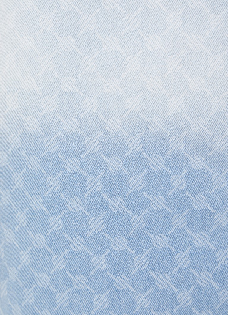 Daily Paper  Minirok van denim met asymmetrische zoom en logoprint