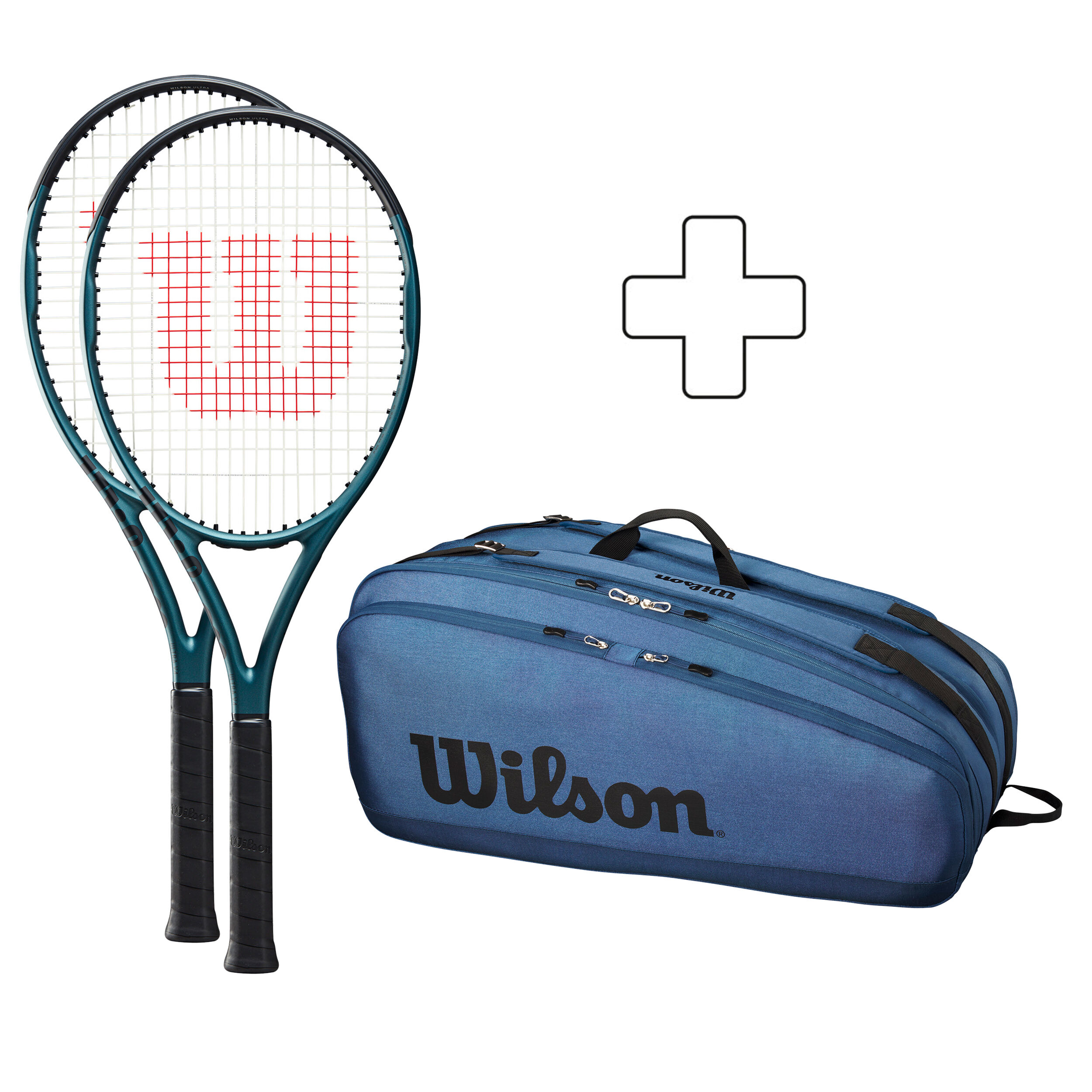 2x Ultra Team V4.0 Plus Schlägertasche, Besaitet