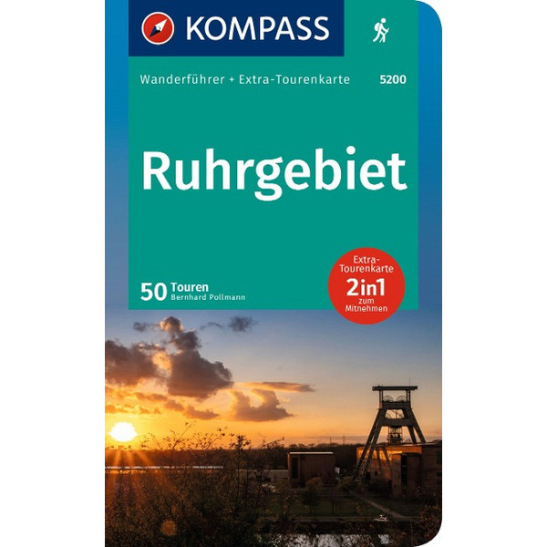 KOMPASS WANDERFÜHRER RUHRGEBIET, 50 TOUREN