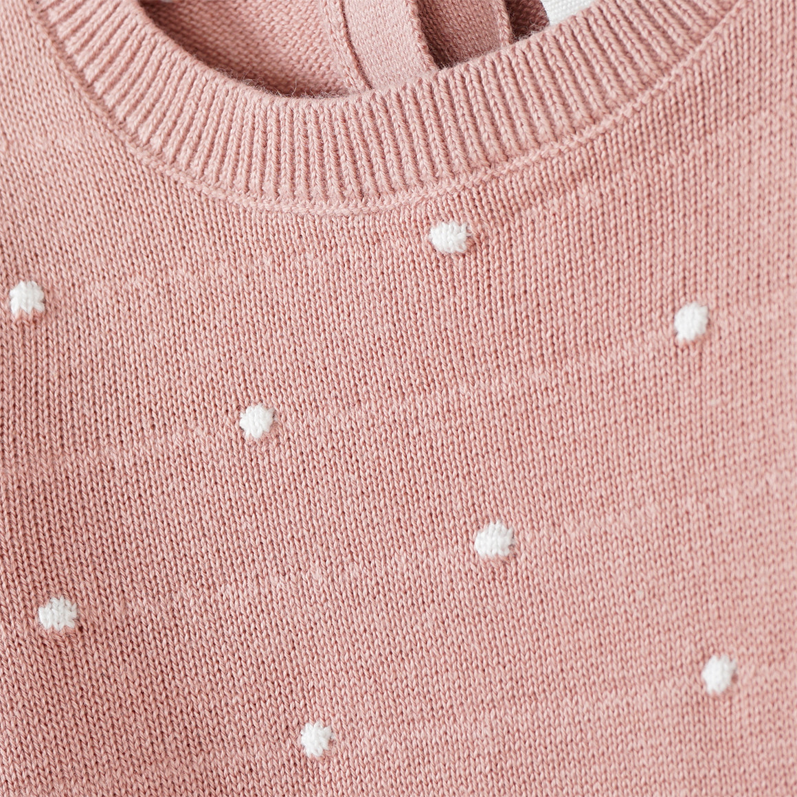 Newborn Strickpullover mit Punkte-Allover