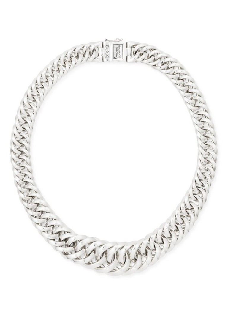 Buddha to Buddha Chain Gradient silver necklace