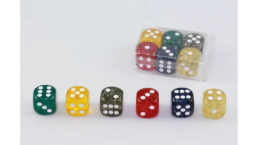 Weible Spiele - 6 Würfel Glitter